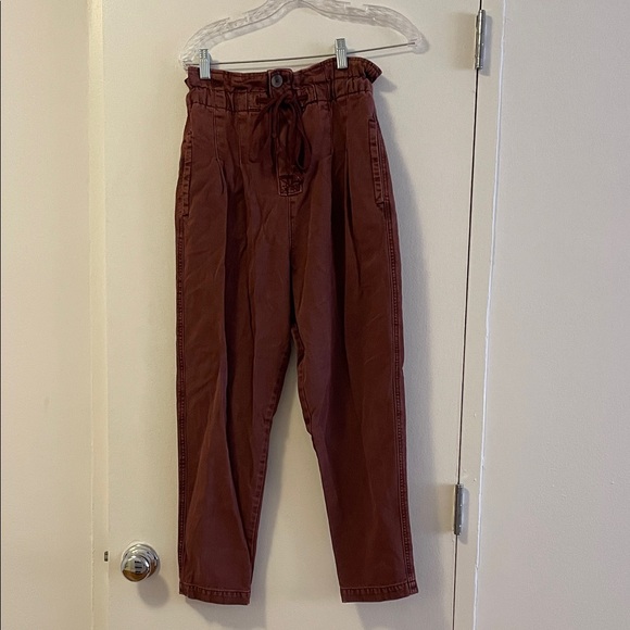 Free People Women's Rust Chinos - Picture 1 of 1